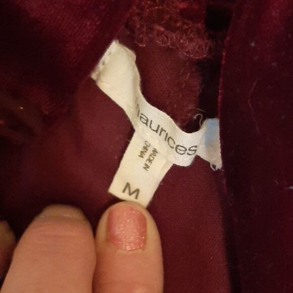 Maurices marron turtleneck sleeveless velvet dress - Picture 8 of 11